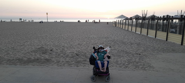 Image of a person on a beach