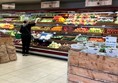 (3) top quality fruit and veg department,