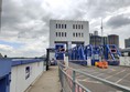 View of the Woolwich Ferry terminal