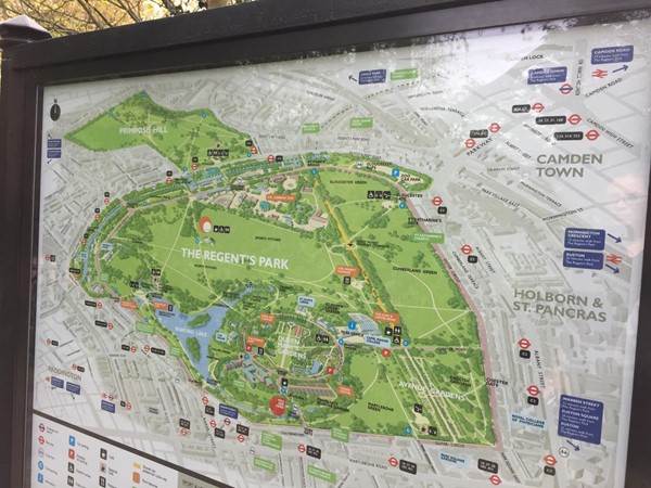 Regents Park Map