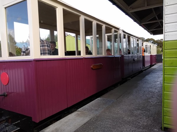 A train ride but not accessible for wheels