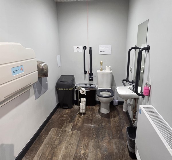Ground floor accessible loo