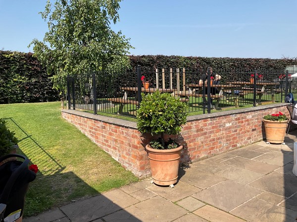 Image of an outdoor seating area.