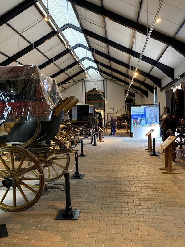 Image of carriages in the carriage museum
