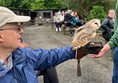 Image of a person with an owl