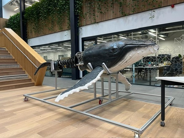 Image of a robotic whale.
