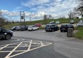 Carpark, with Four disabled bays