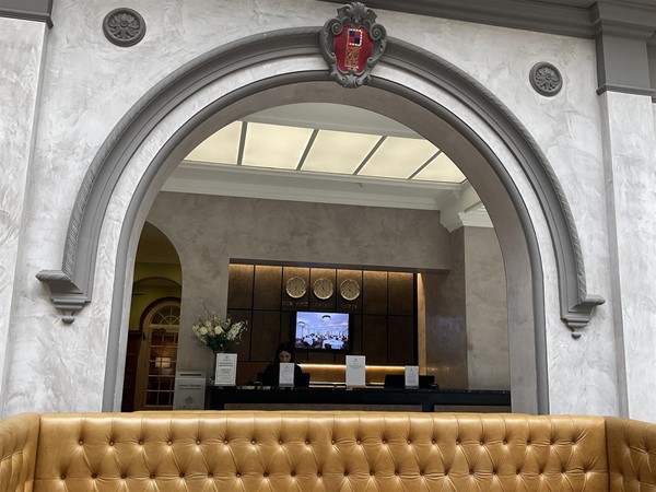 Image of a reception desk