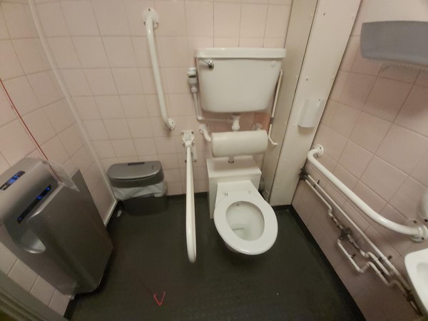 Image of an accessible toilet