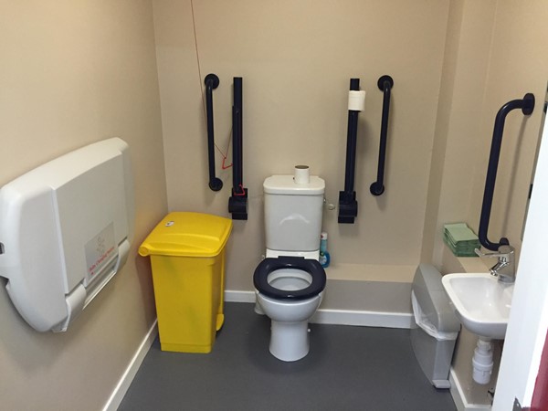 Picture of Adam Smith Theatre's accessible toilet