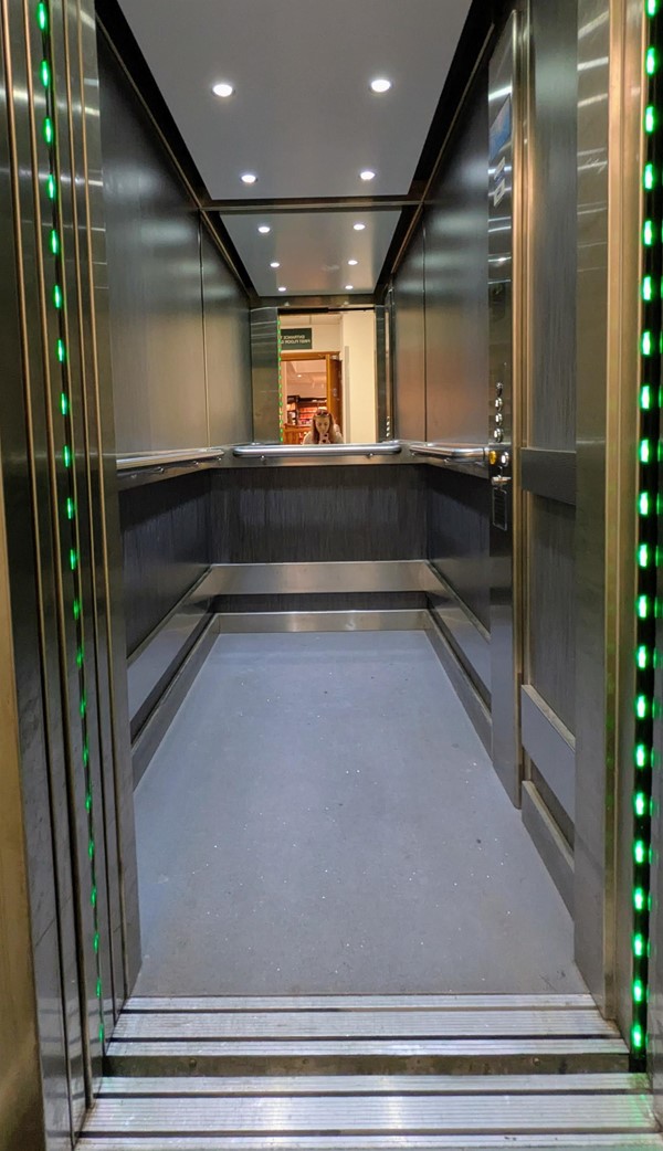 Image of inside lift