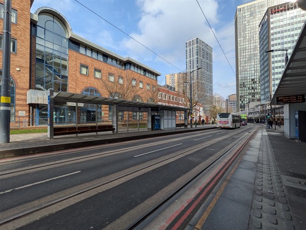 Image of tram platform