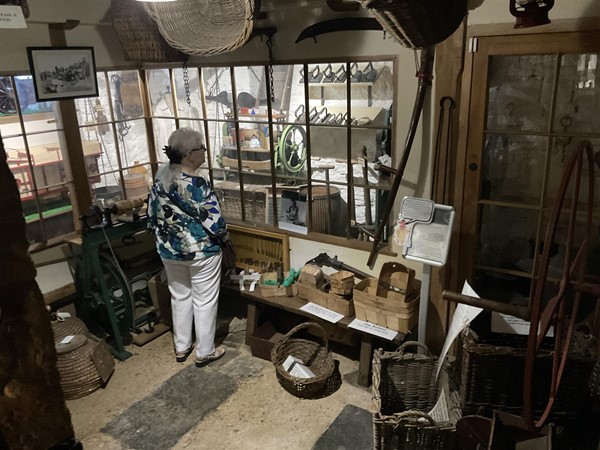 Image of a person looking at a display