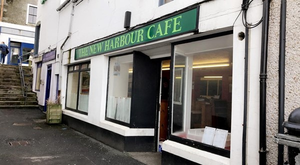 Image showing the outside of The Harbour Cafe.