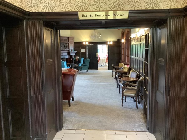 Entrance to bar and function room