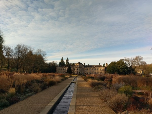 The view of the Hotel from the front garden