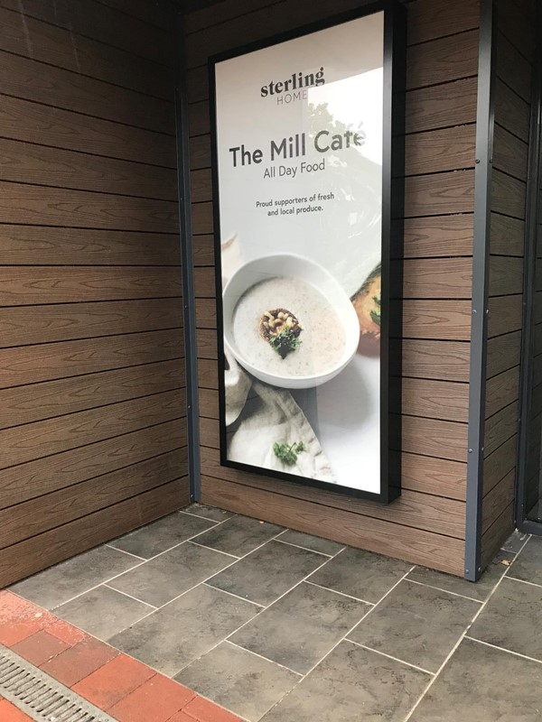 The mill cafe sign