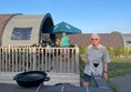 Outside the pod