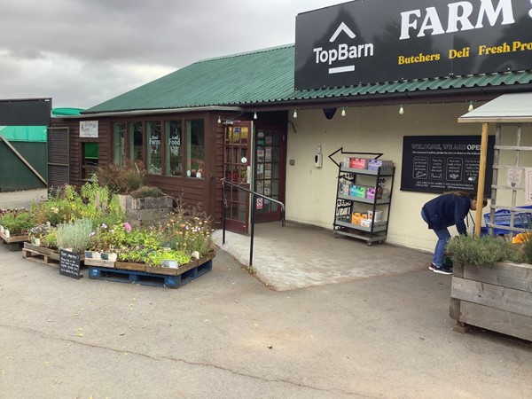 (2) farm shop entrance