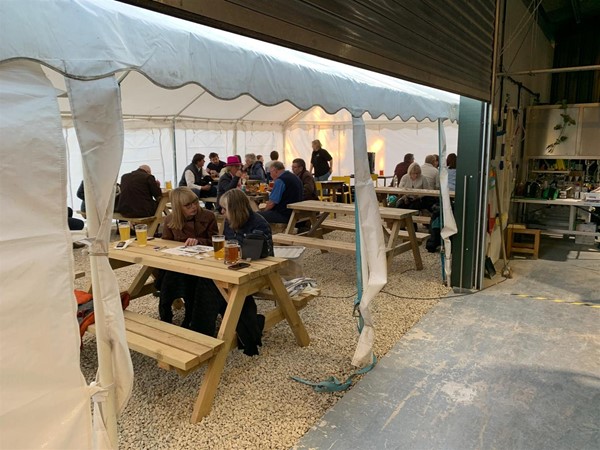 Image of an outdoor seating area