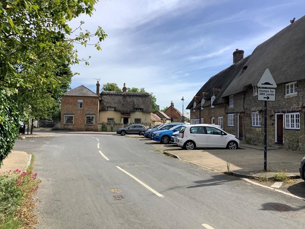 Picture of a village carpark
