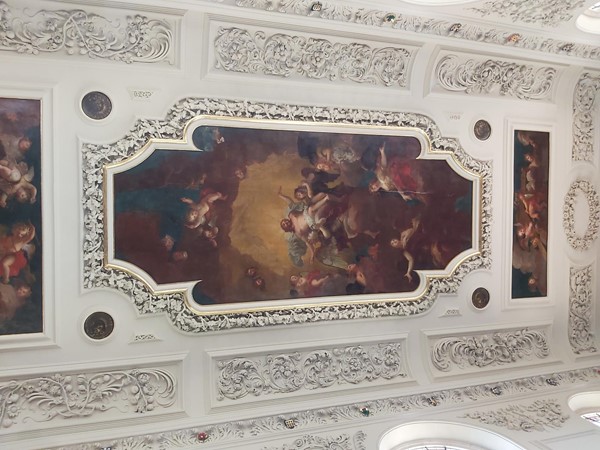 Ceiling of the chapel