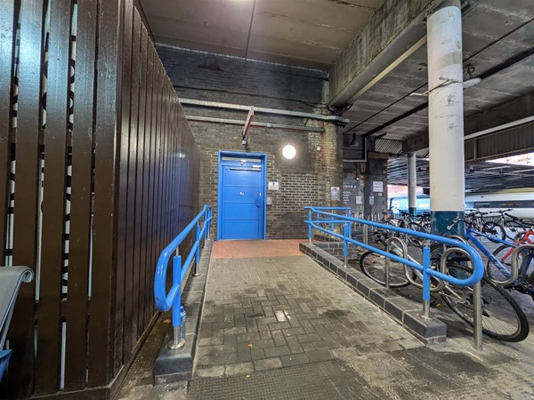 Image of ramp access to the Changing Places toilet