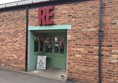 Entrance & dog bowl at RE Corbridge.