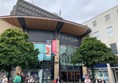 The main entrance to the Overgate shopping centre  overlooking the City Square