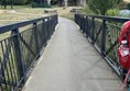 Accessible bridge from Stour Meadows Park