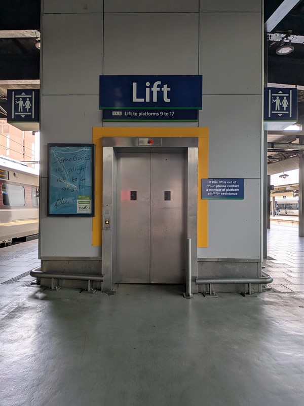 image of lift to upper level