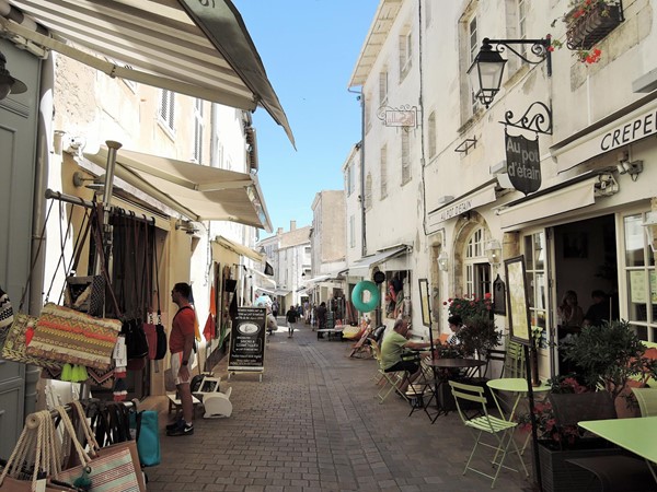 One of the shopping streets