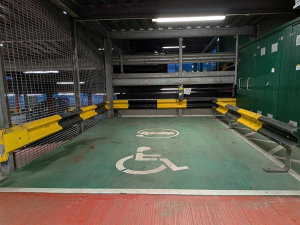 image of disabled parking EV charger on level 3