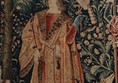 Image of a man on a tapestry