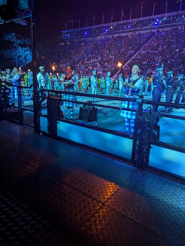 Image of performers on stage