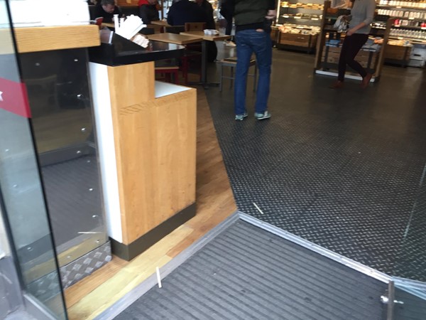 Entrance of Cafe.