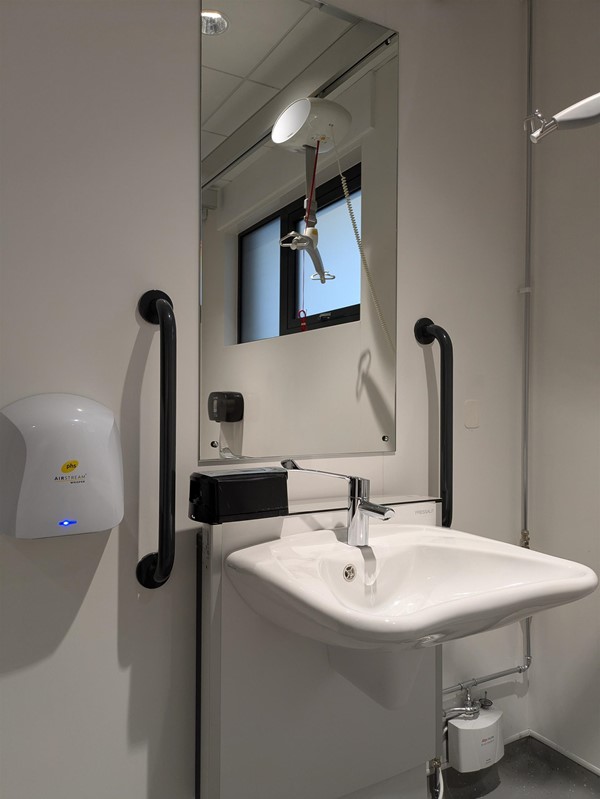 Image of sink in the Changing Places toilet