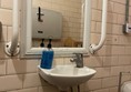 Image of an accessible toilet sink
