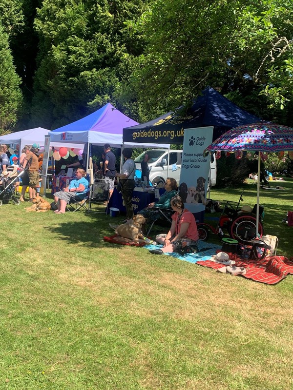Stalls at River Dart Country Park
