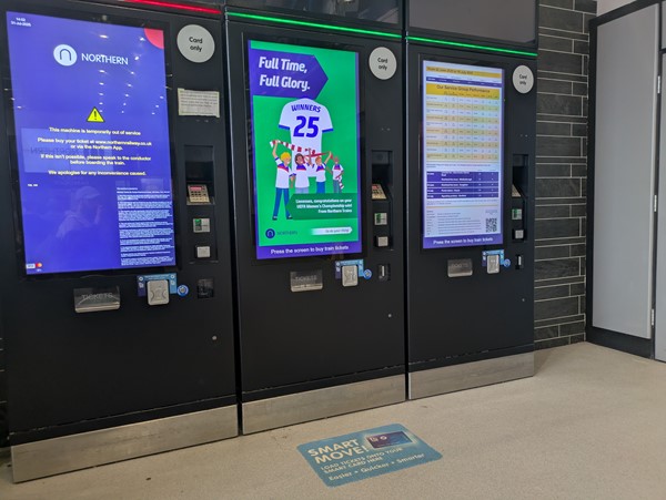 Image of ticket machines