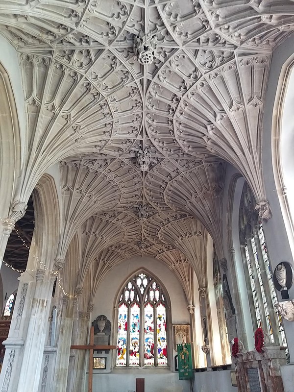 Vaulted ceiling