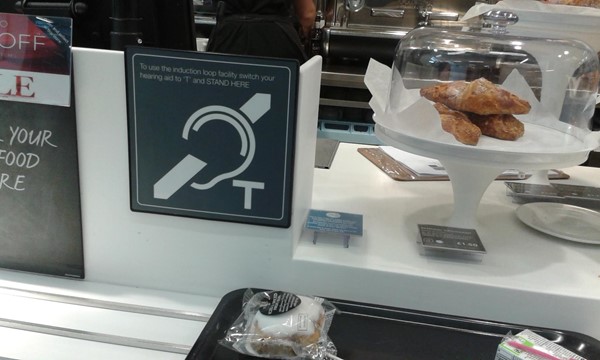Induction Loop at the café 