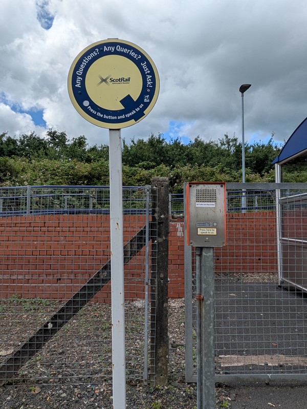 Image of of assistance point and intercom