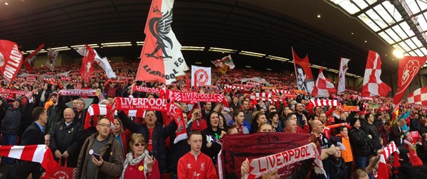 Picture of Liverpool FC - You'll never walk alone at Anfield