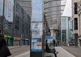 Image of seating and shelter at the tram stop