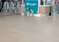 Image of ticket desk and gate