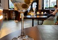 Image of a glass on a bar