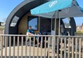 Outside the pod