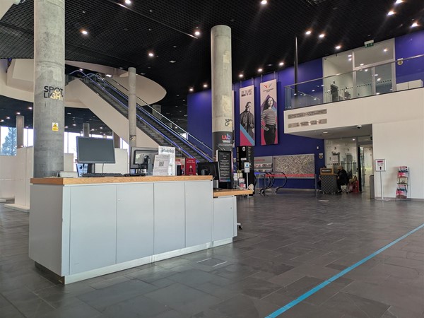 Image of reception desk