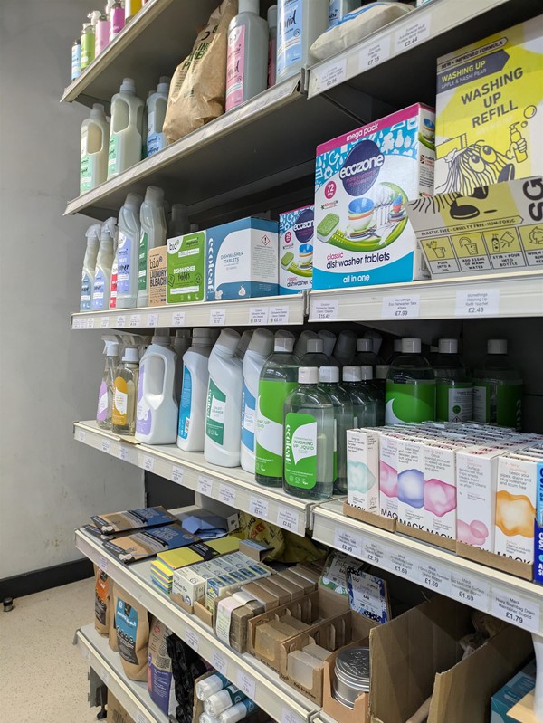 Image of environmentally friendly cleaning products